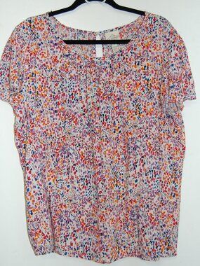 St. John's Bay, printed blouse
